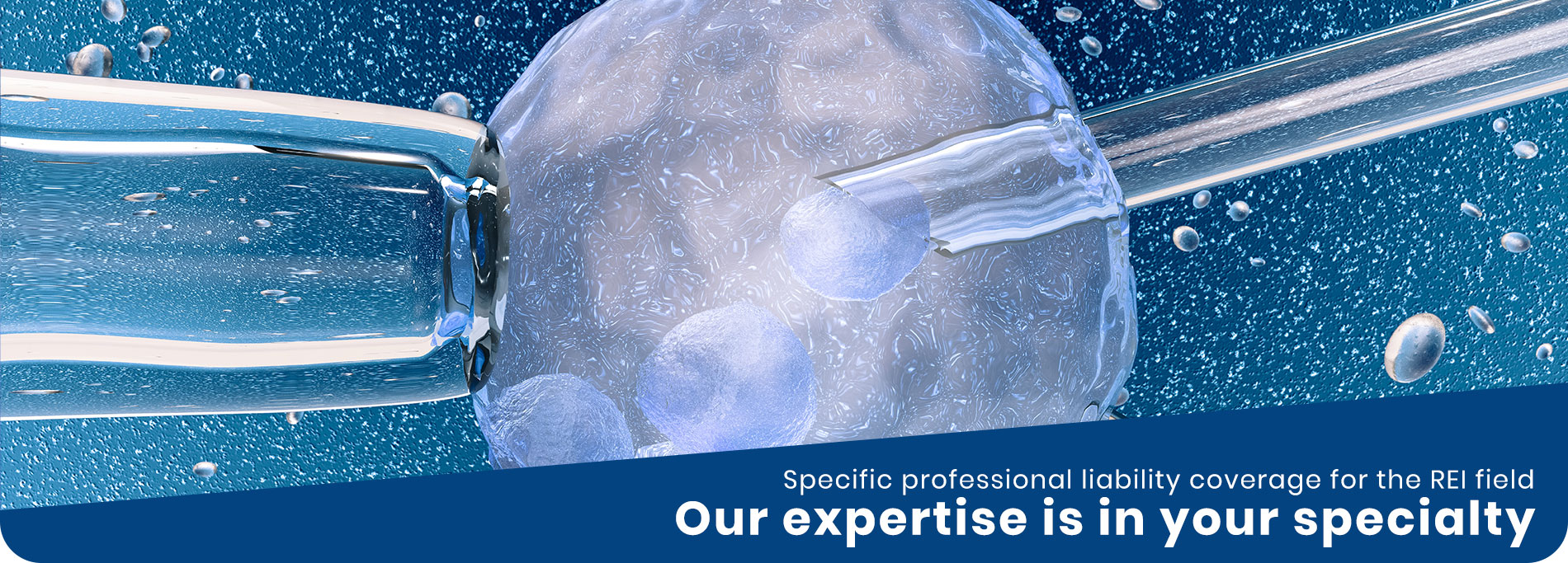 Specific professional liability coverage for the REI field - Our expertise is in your specialty
